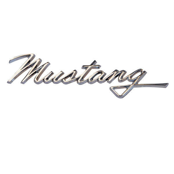 Mustang Fender Script Emblem 1968 – Chilimoto Speed Shop